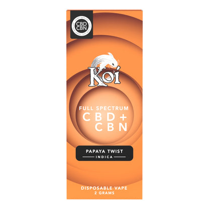 Koi CBD CBN Papaya Twist Vaporizer 2000mg Indica