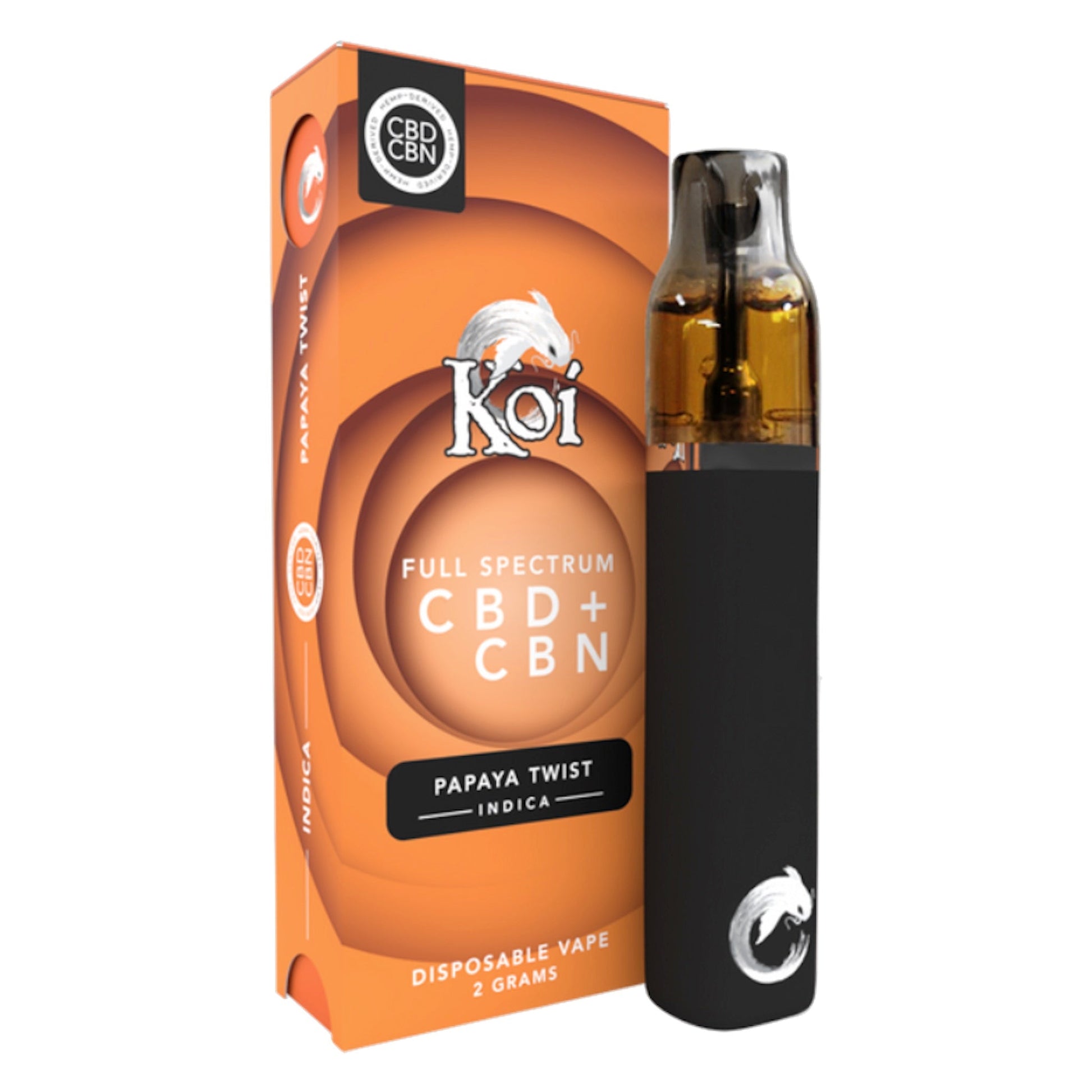 Koi CBD CBN Papaya Twist Vaporizer 2000mg Indica