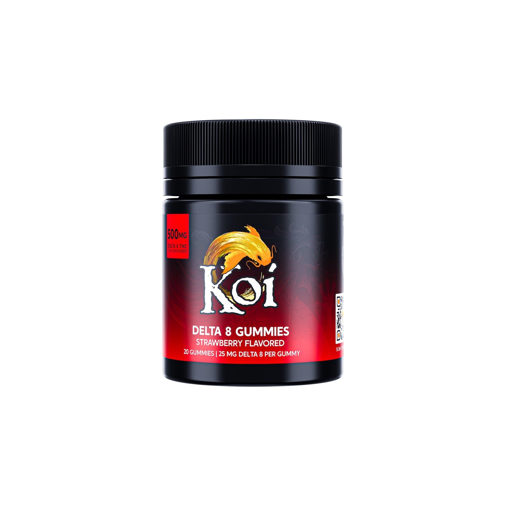 Koi Delta 8 Strawberry Gummies 500mg 20ct