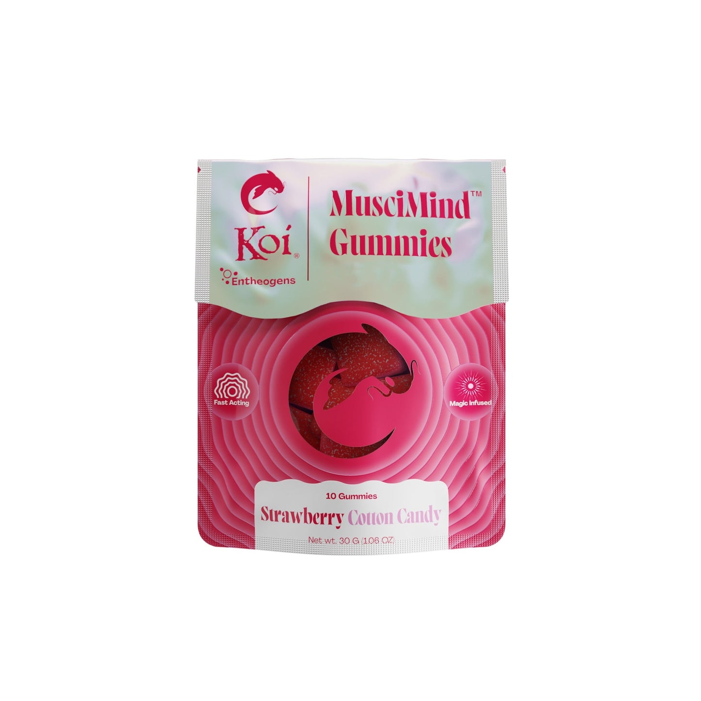 Koi Magic Mushroom Cotton Candy Gummies 10ct