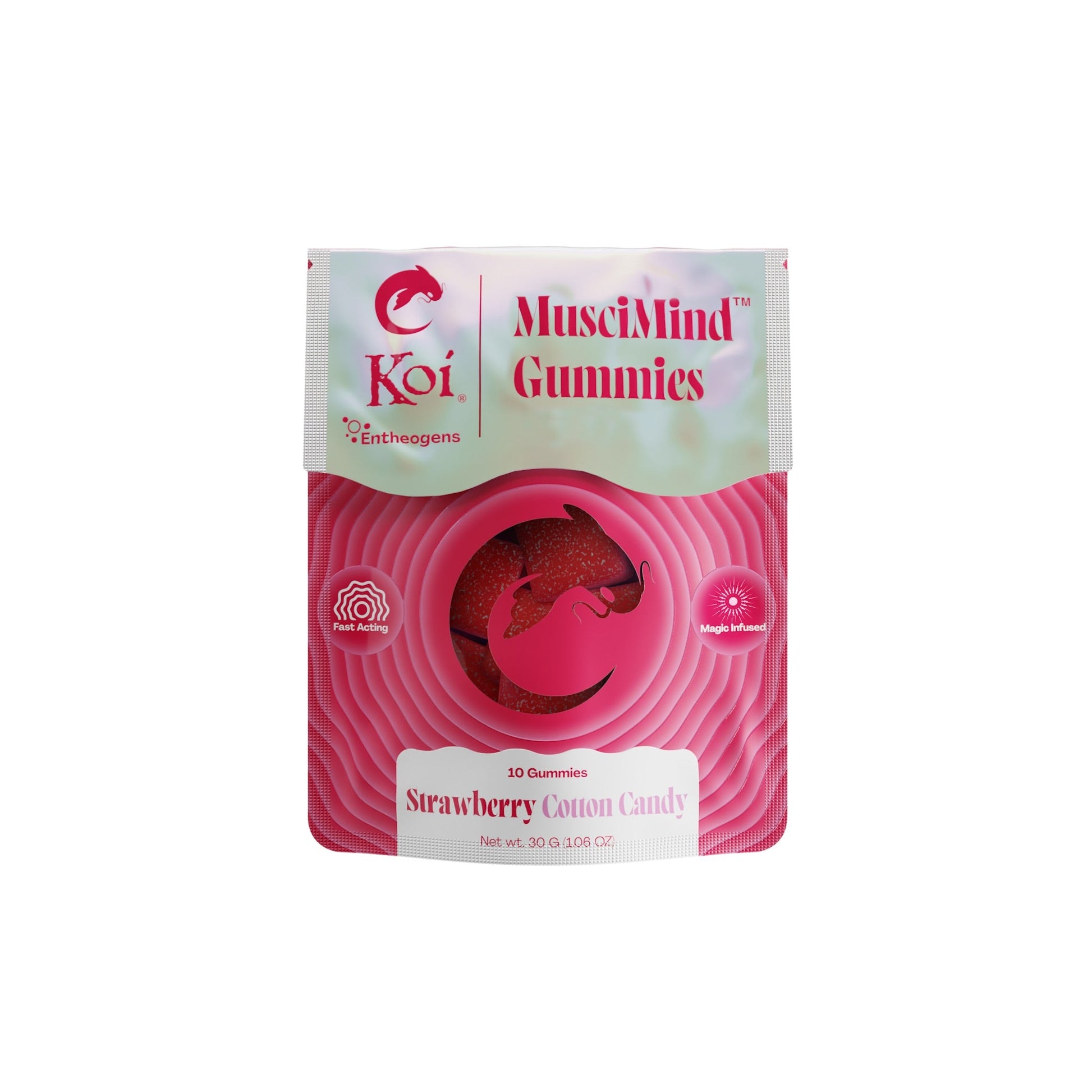 Koi Magic Mushroom Cotton Candy Gummies 10ct