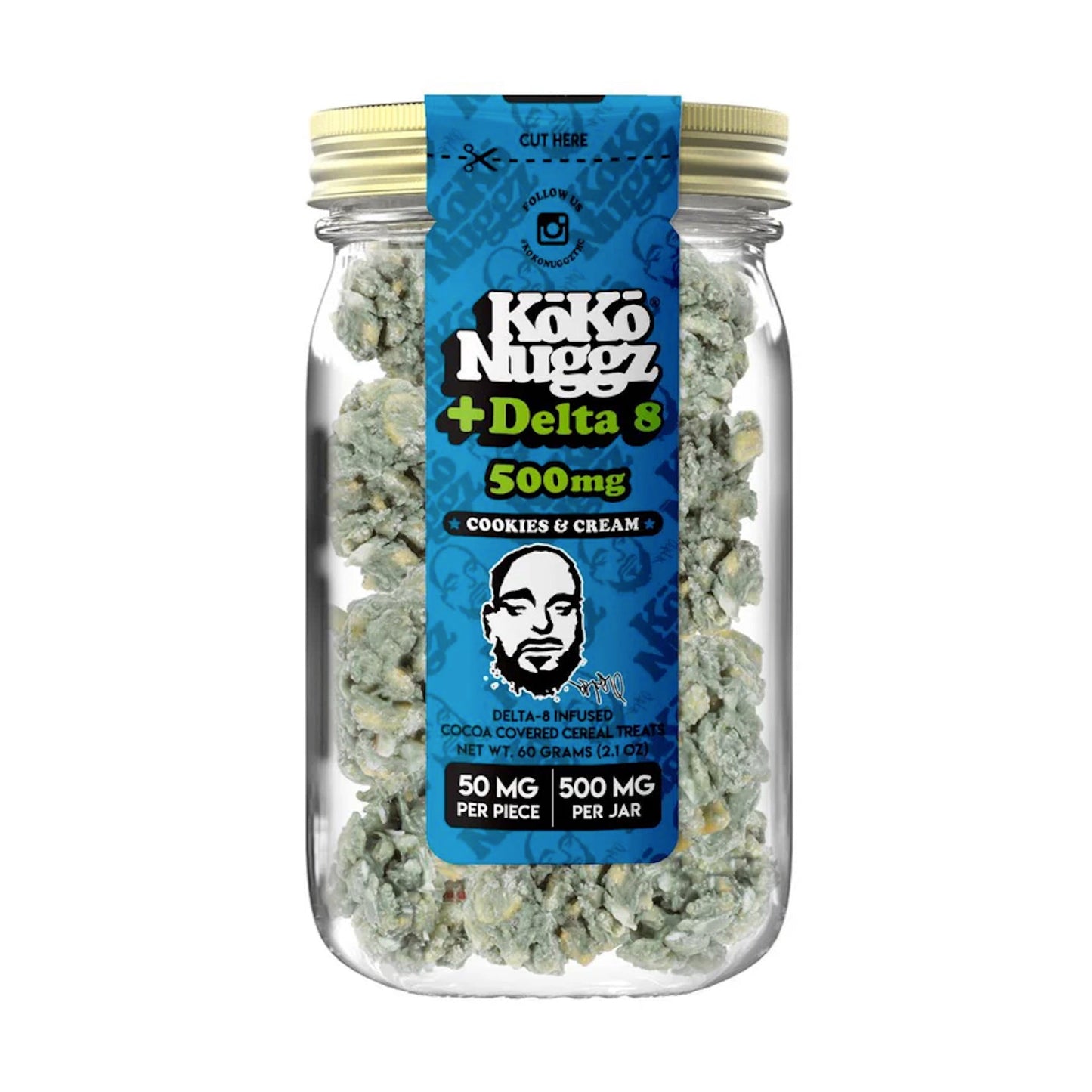 Koko Nuggz Delta 8 Cereal Treats 500mg