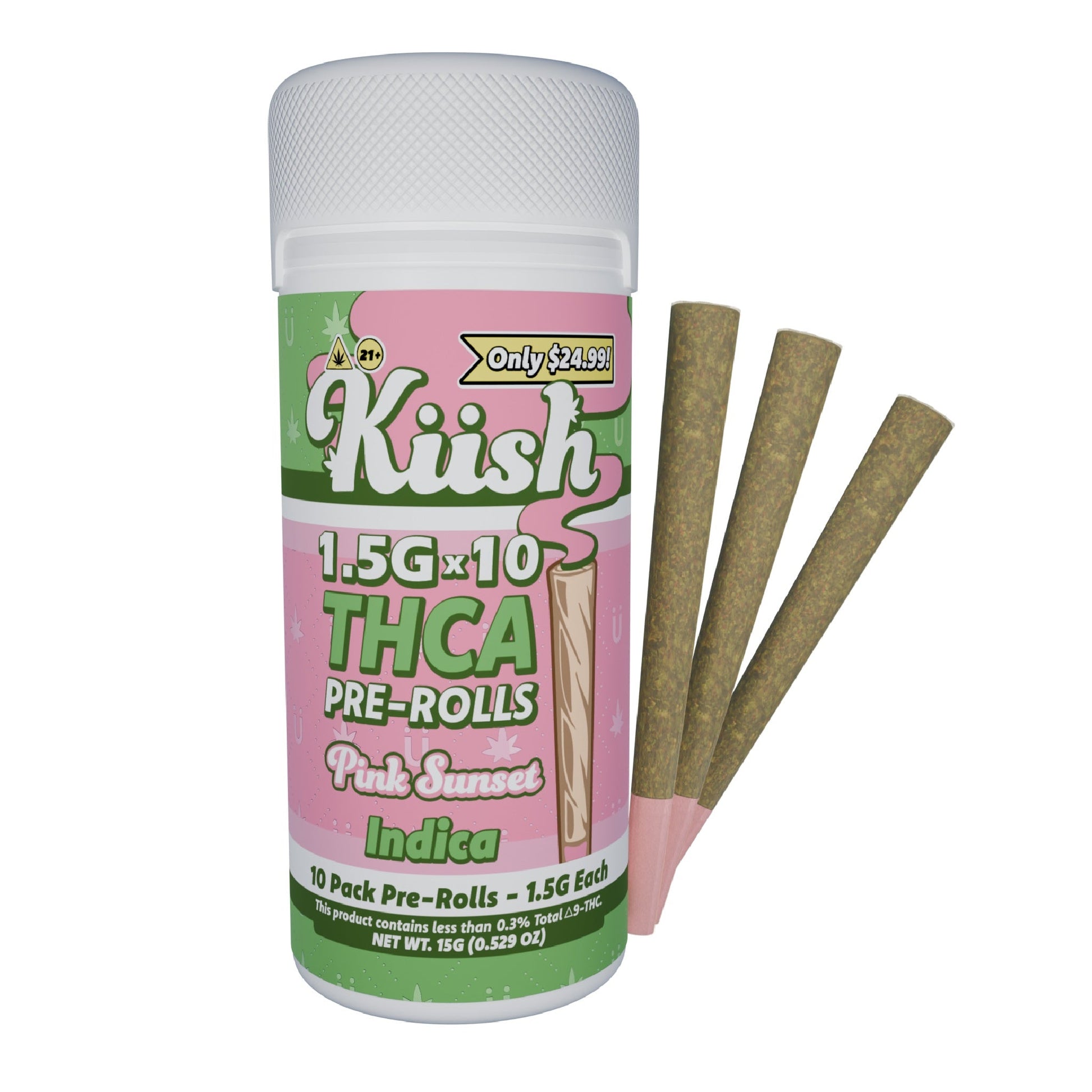 Kush THC-A Pre-Rolls 15g 10ct