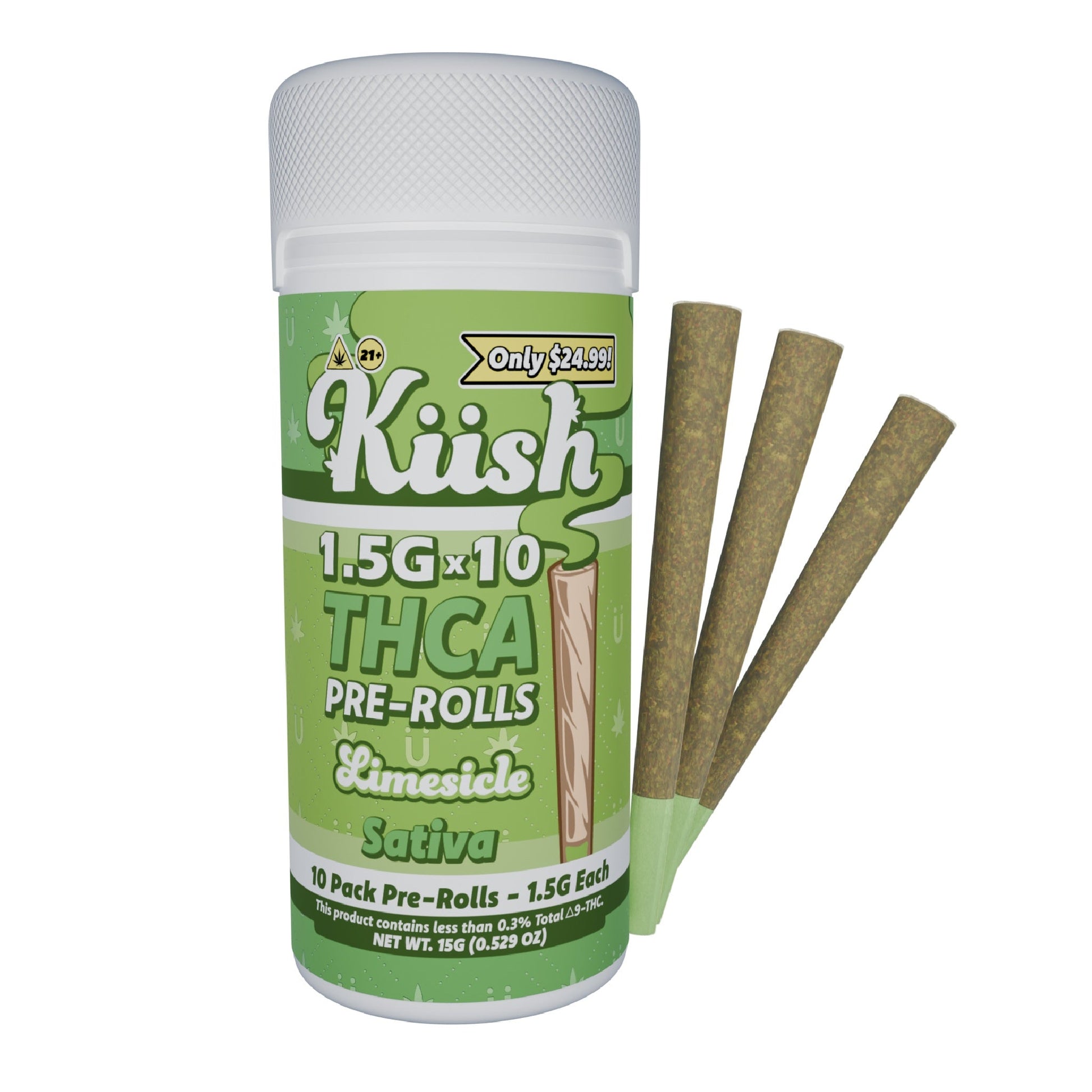 Kush THC-A Pre-Rolls 15g 10ct