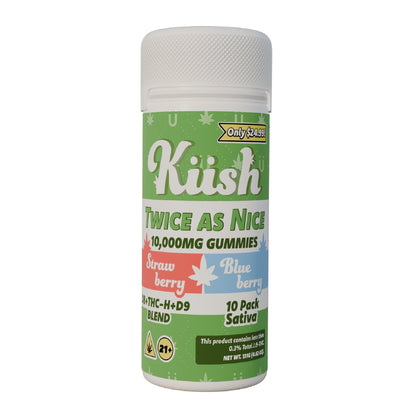 Kush Twice As Nice Double Stack THC Gummies 10000mg