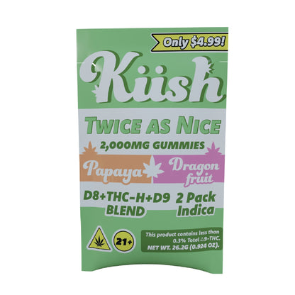 Kush Twice As Nice Double Stack THC Gummies 2000mg