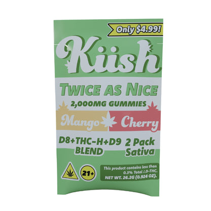 Kush Twice As Nice Double Stack THC Gummies 2000mg