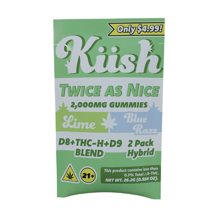 Kush Twice As Nice Double Stack THC Gummies 2000mg