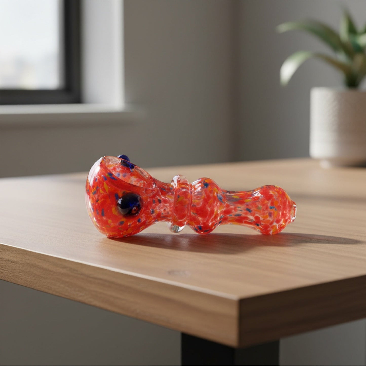Allied International Lava Flow Pipe 3in Borosilicate Glass