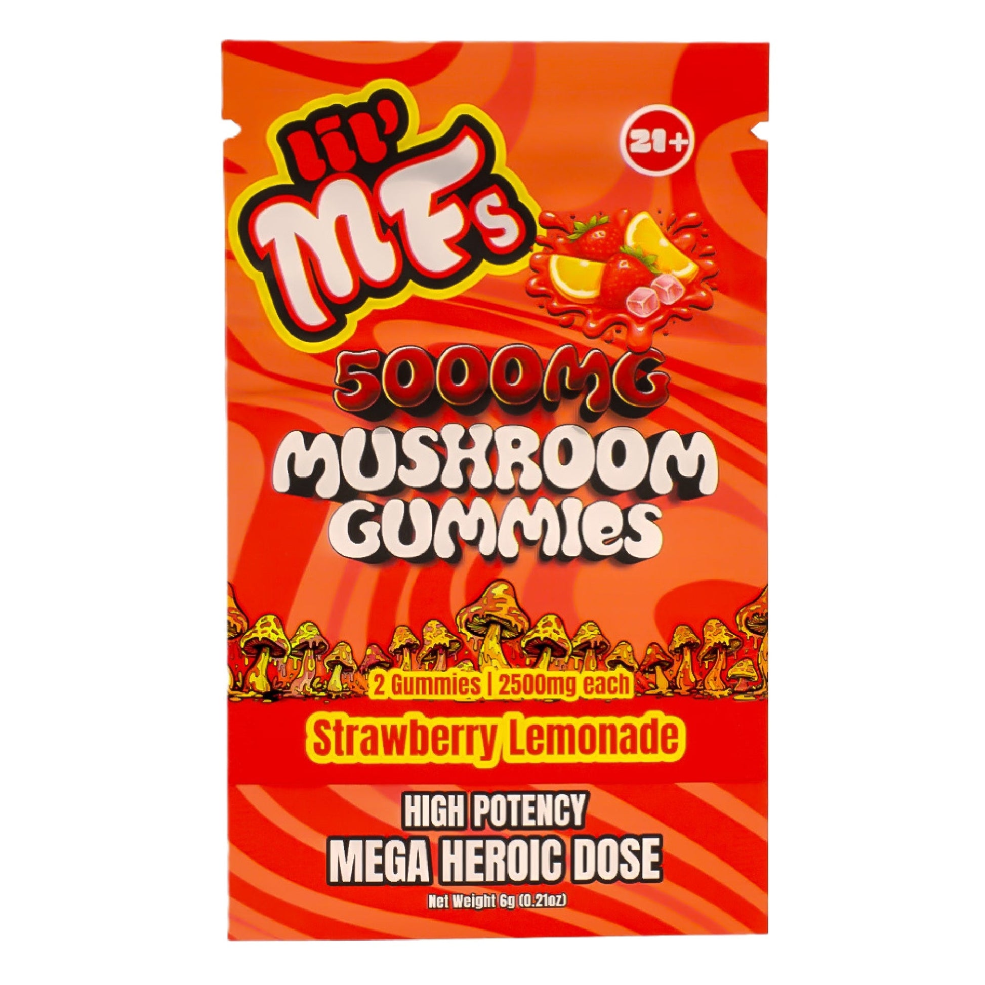 Lil MFs Mega Heroic Dose High Potency Mushroom Gummies 5000mg
