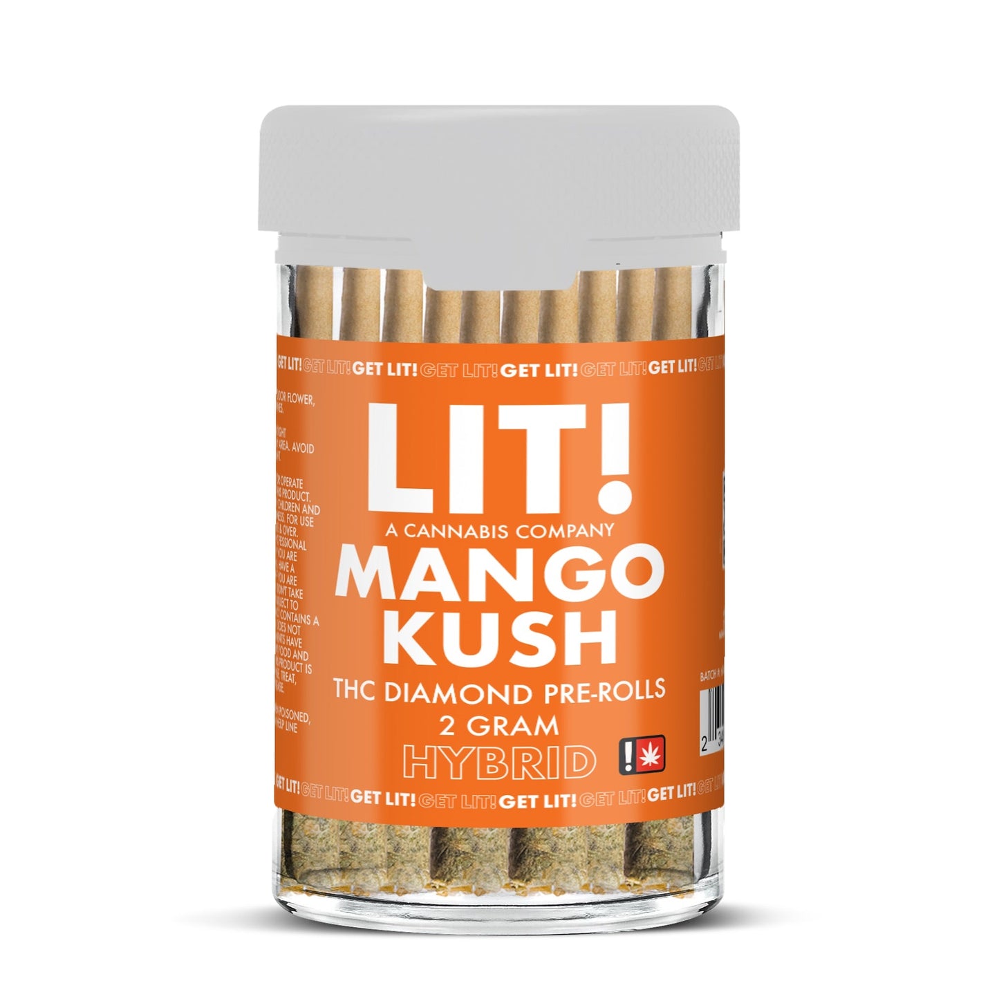 Lit! THC-A Liquid Diamonds Pre-Rolls 10ct 2g