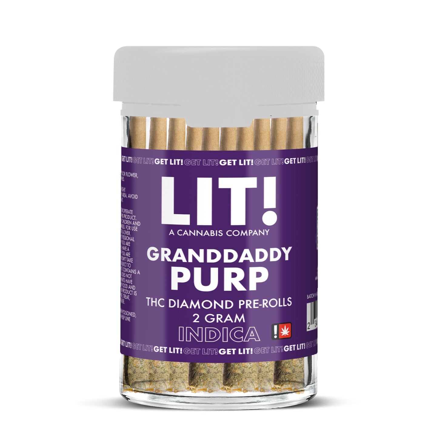 Lit! THC-A Liquid Diamonds Pre-Rolls 10ct 2g