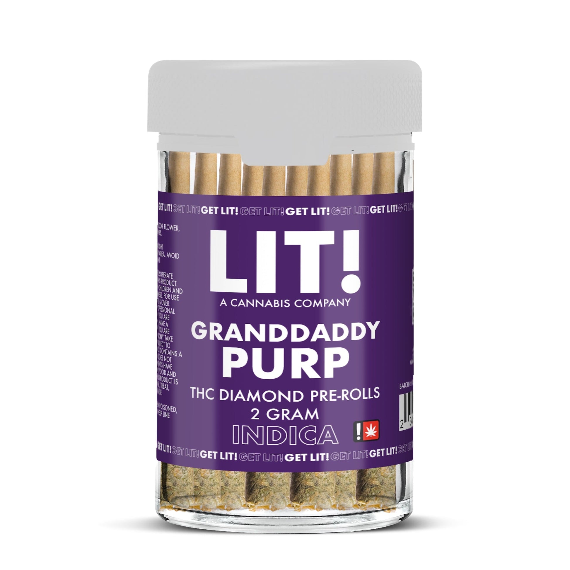 Lit! THC-A Liquid Diamonds Pre-Rolls 10ct 2g
