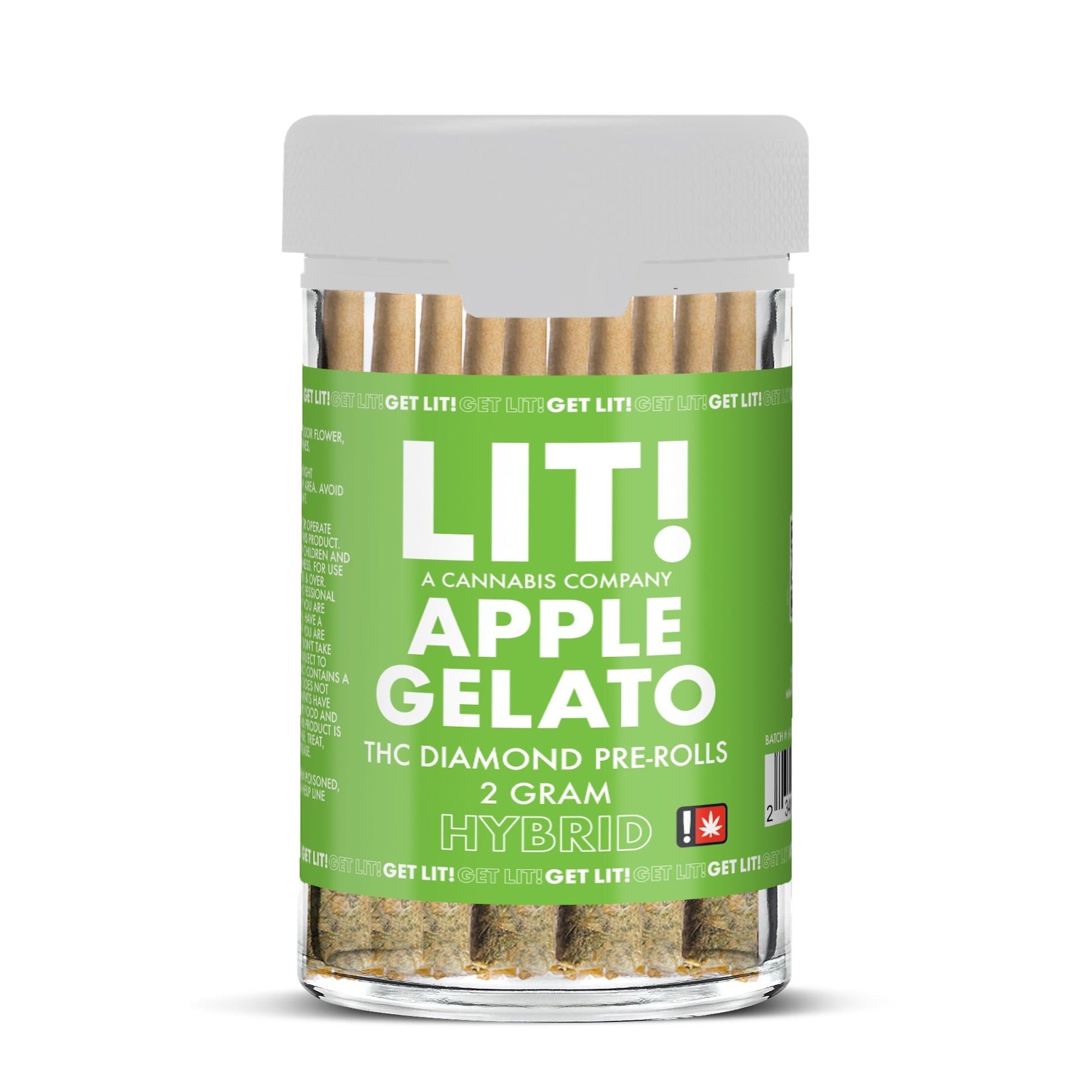 Lit! THC-A Liquid Diamonds Pre-Rolls 10ct 2g