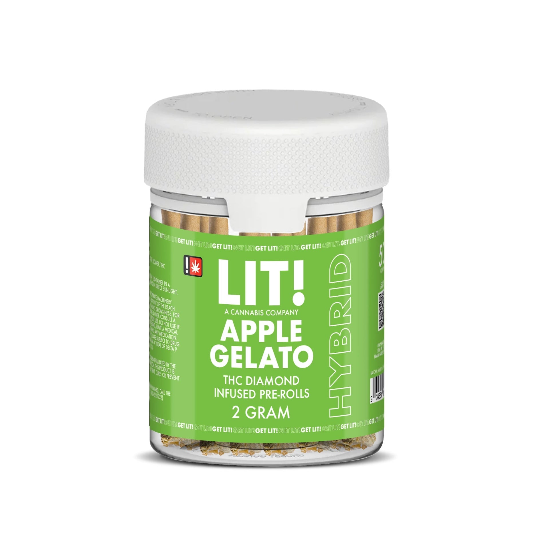 Lit! THC-A Diamond Infused Pre-Rolls 50ct 2g Each
