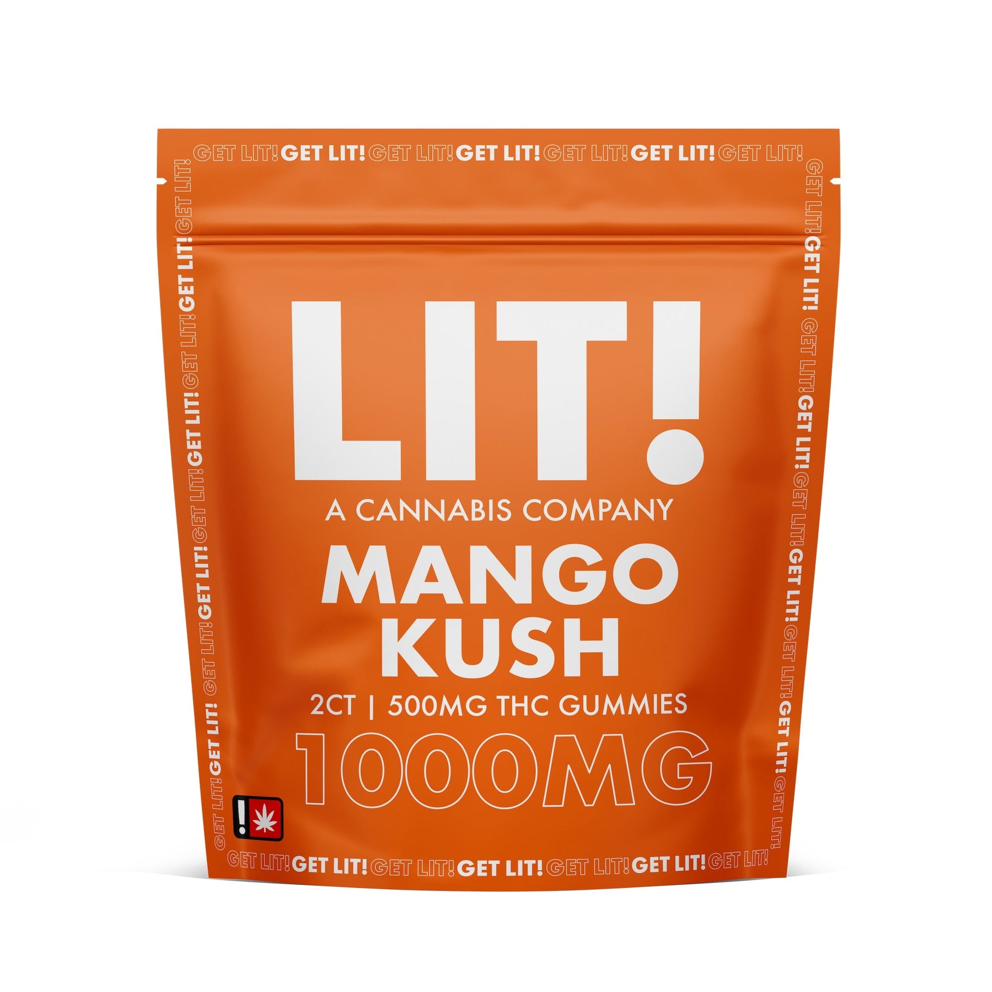 Lit! THC-A Gummies 1000mg 2ct