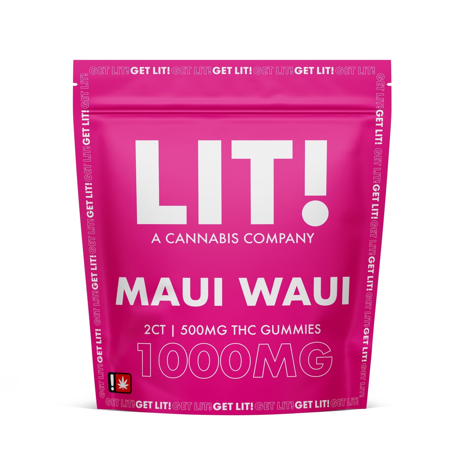 Lit! THC-A Gummies 1000mg 2ct