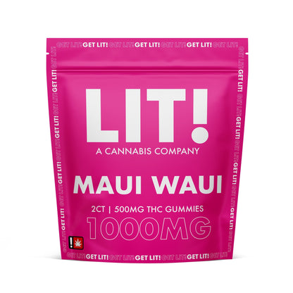 Lit! THC-A Gummies 1000mg 2ct