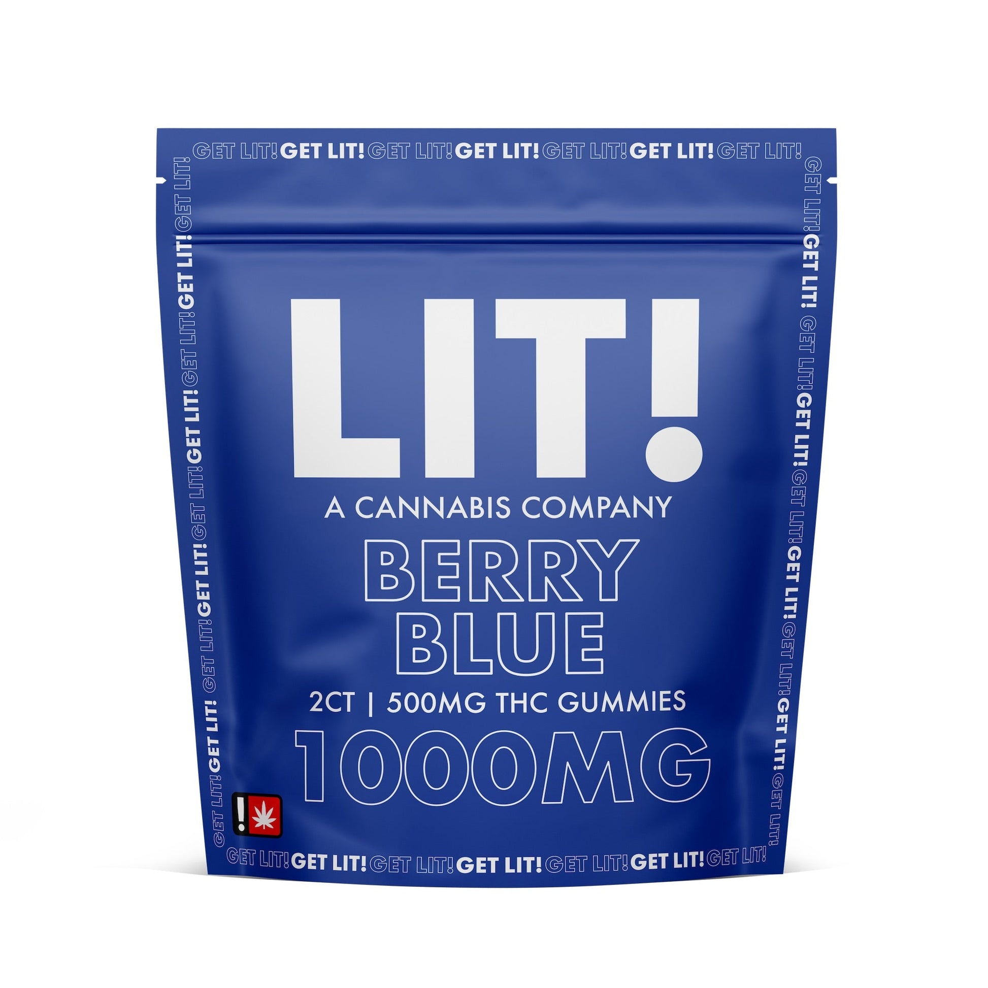 Lit! THC-A Gummies 1000mg 2ct