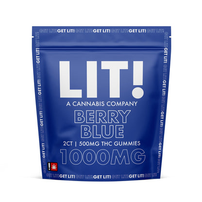 Lit! THC-A Gummies 1000mg 2ct