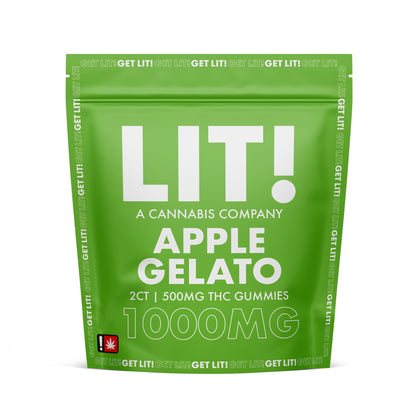 Lit! THC-A Gummies 1000mg 2ct