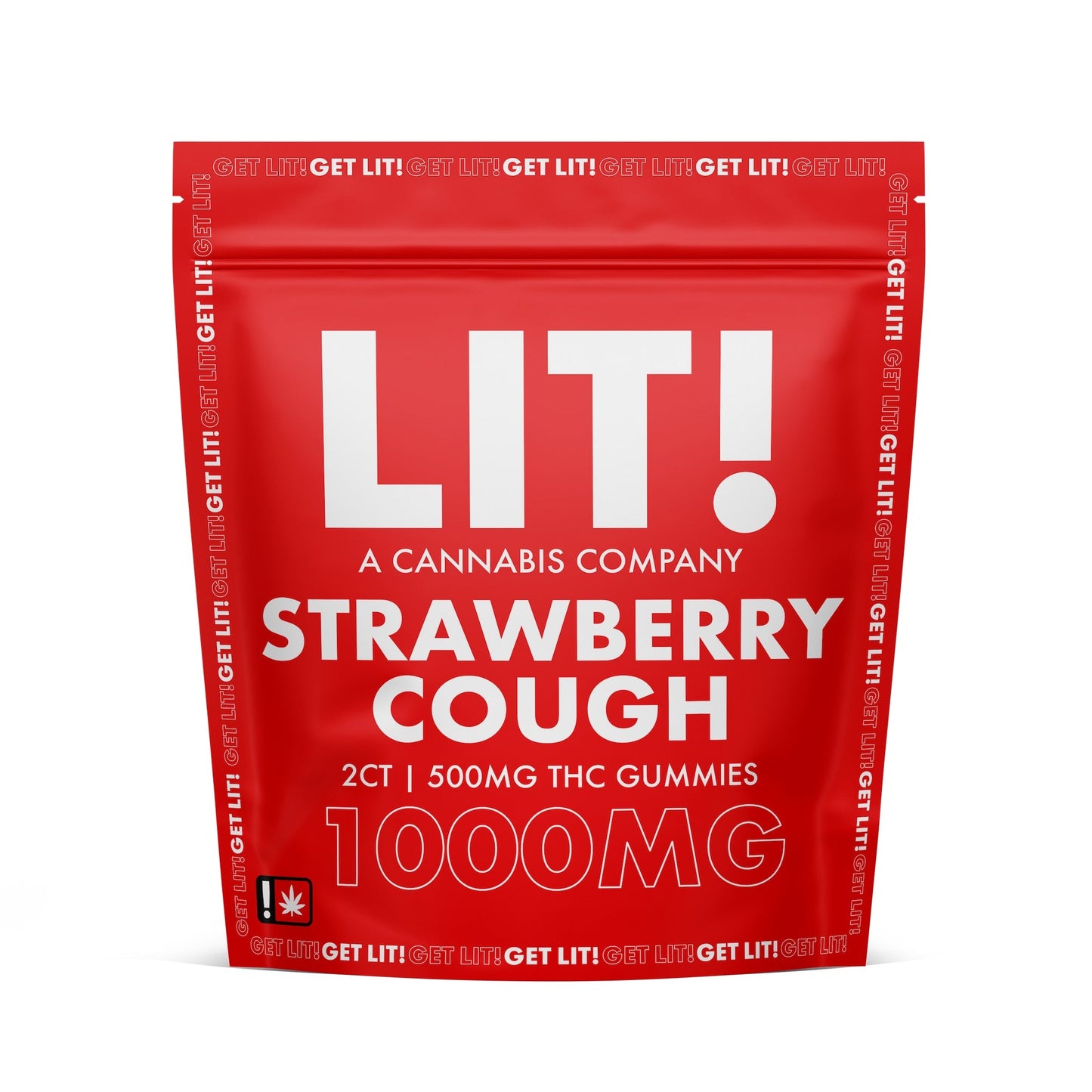 Lit! THC-A Gummies 1000mg 2ct
