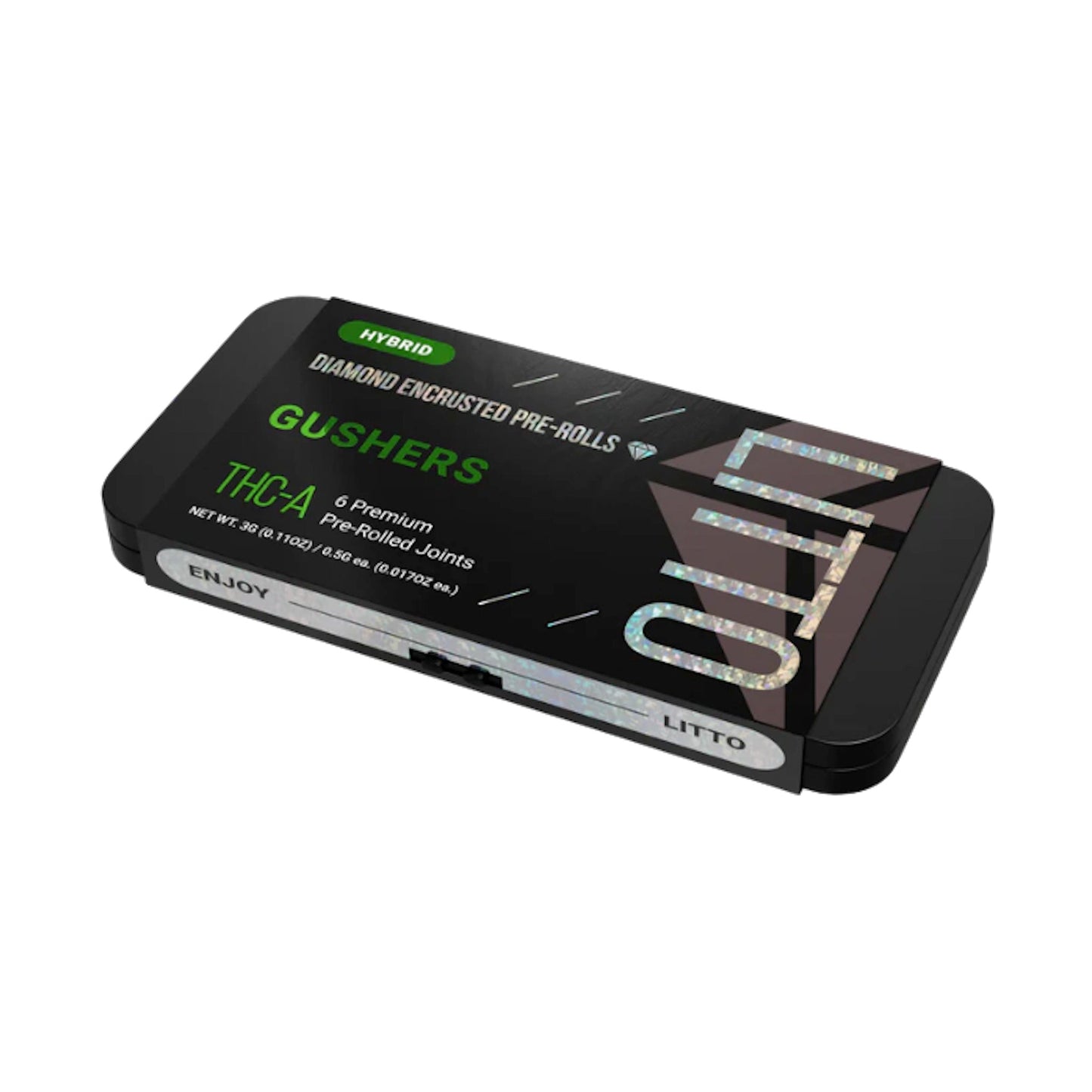 Litto Diamond Encrusted THC-A Pre-Rolls 3000mg 6ct