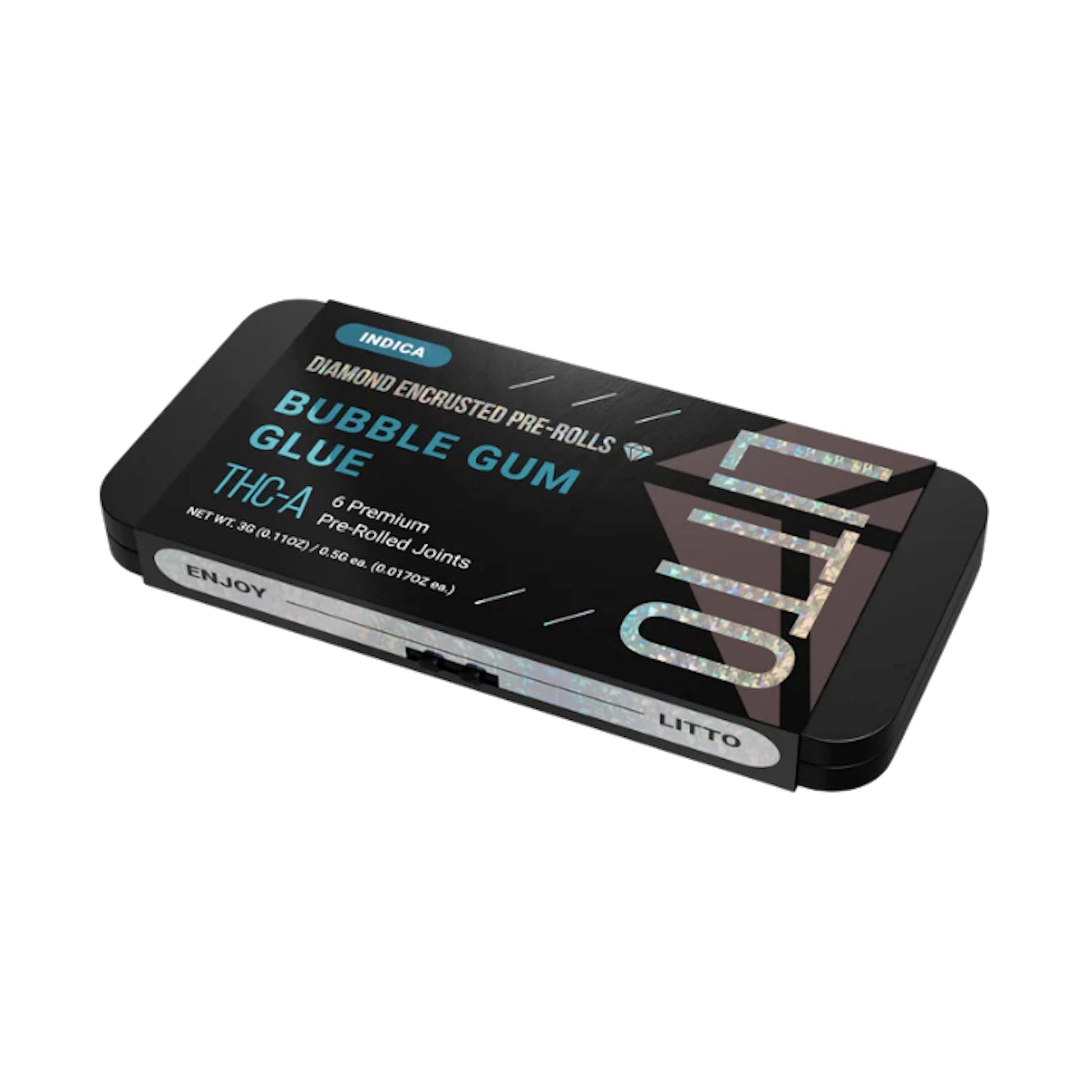 Litto Diamond Encrusted THC-A Pre-Rolls 3000mg 6ct