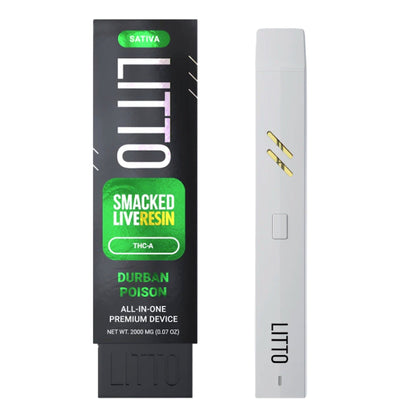 Litto Smacked Live Resin THC-A Vaporizer 2000mg