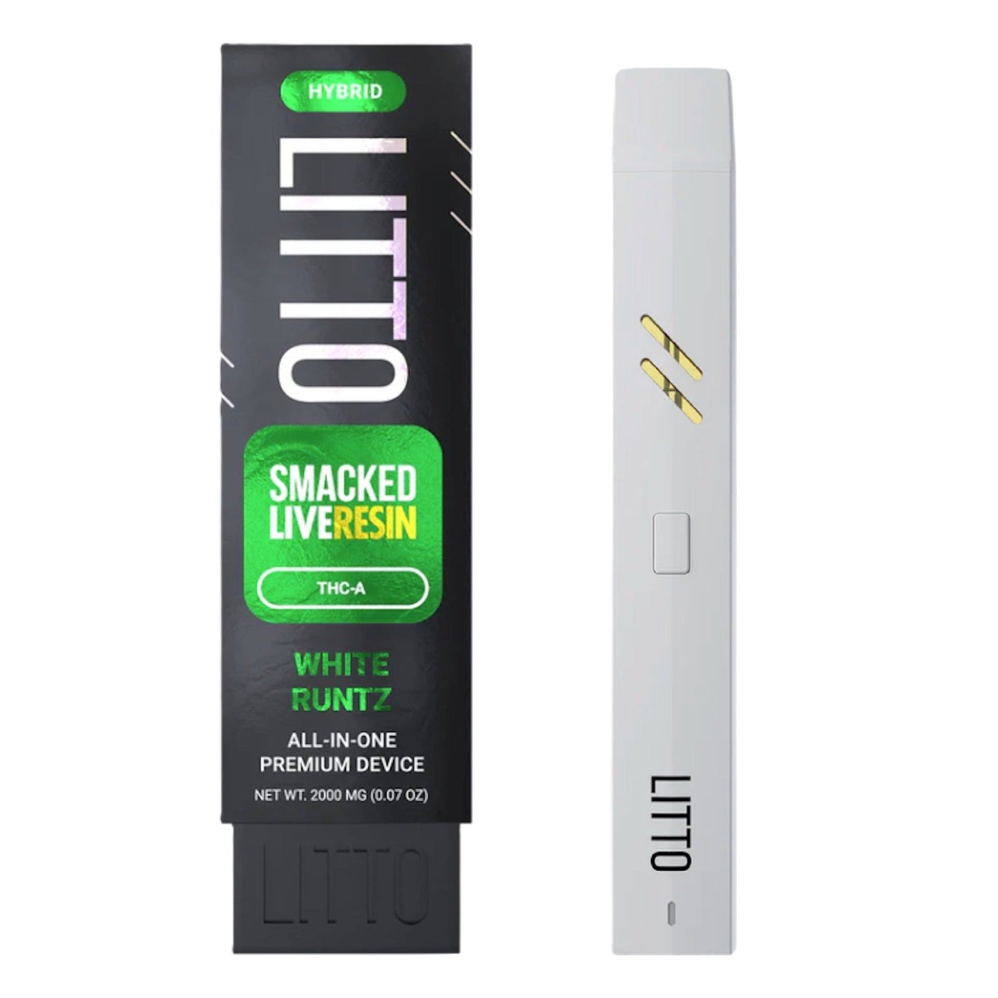 Litto Smacked Live Resin THC-A Vaporizer 2000mg