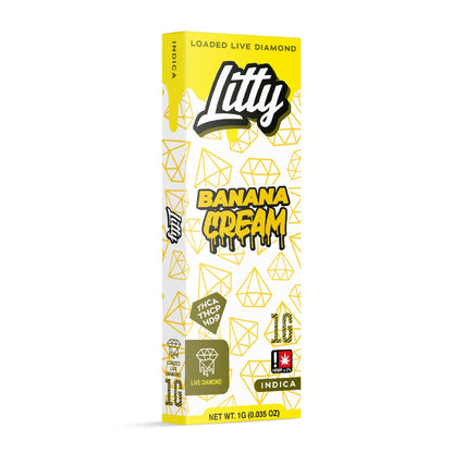 Litty Extracts Loaded Live Diamond THC-A + THC-P Vaporizer 1000mg