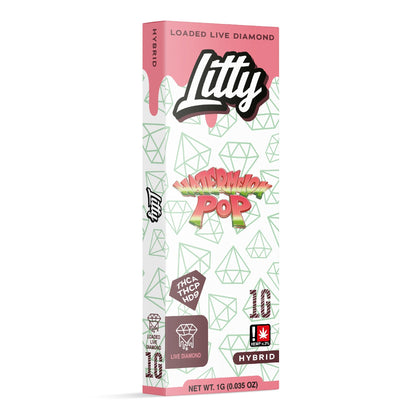 Litty Extracts Loaded Live Diamond THC-A + THC-P Vaporizer 1000mg