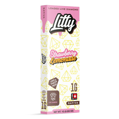Litty Extracts Loaded Live Diamond THC-A + THC-P Vaporizer 1000mg