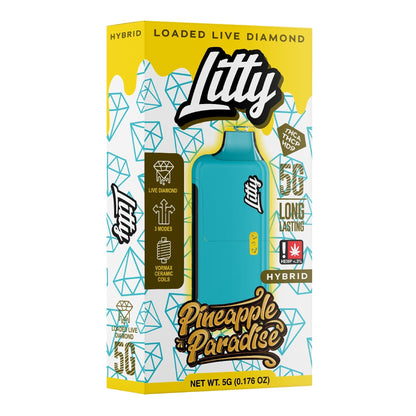 Litty THC-A Liquid Diamond Vaporizer 5000mg
