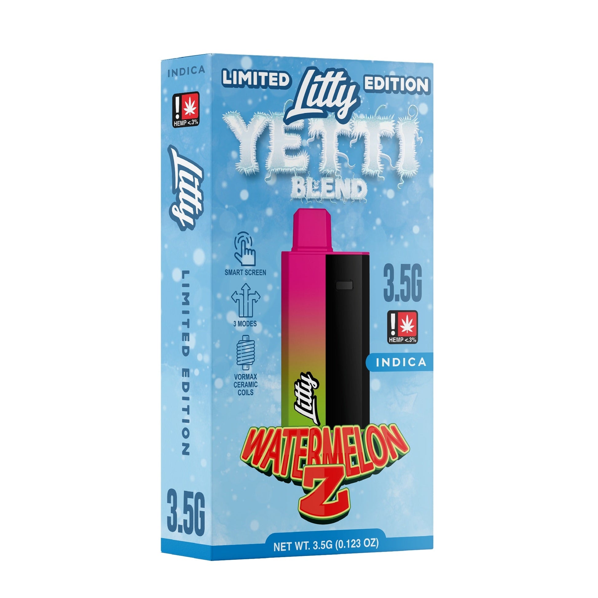 Litty Yetti Blend Limited Edition THC-P Vaporizer 3500mg