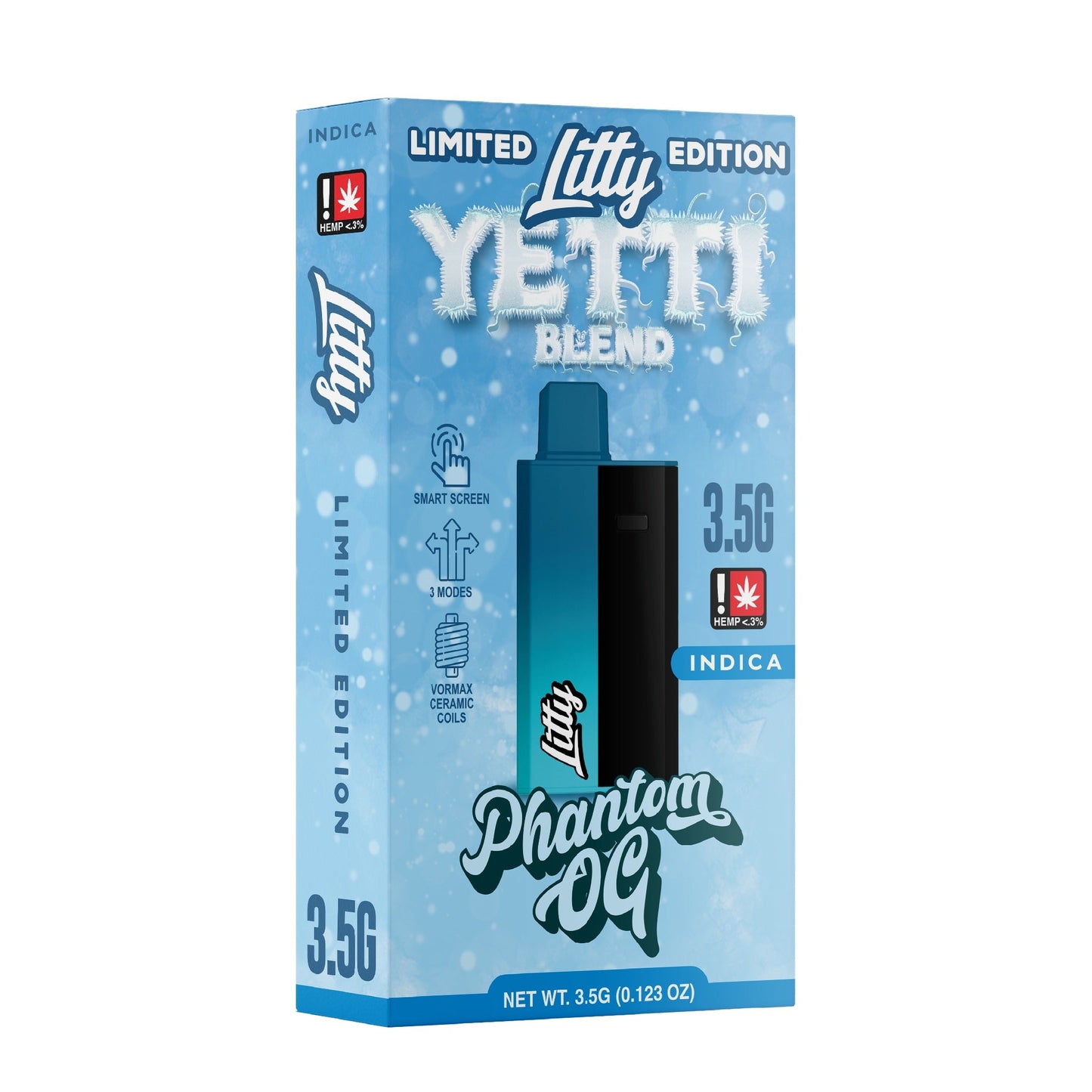 Litty Yetti Blend Limited Edition THC-P Vaporizer 3500mg