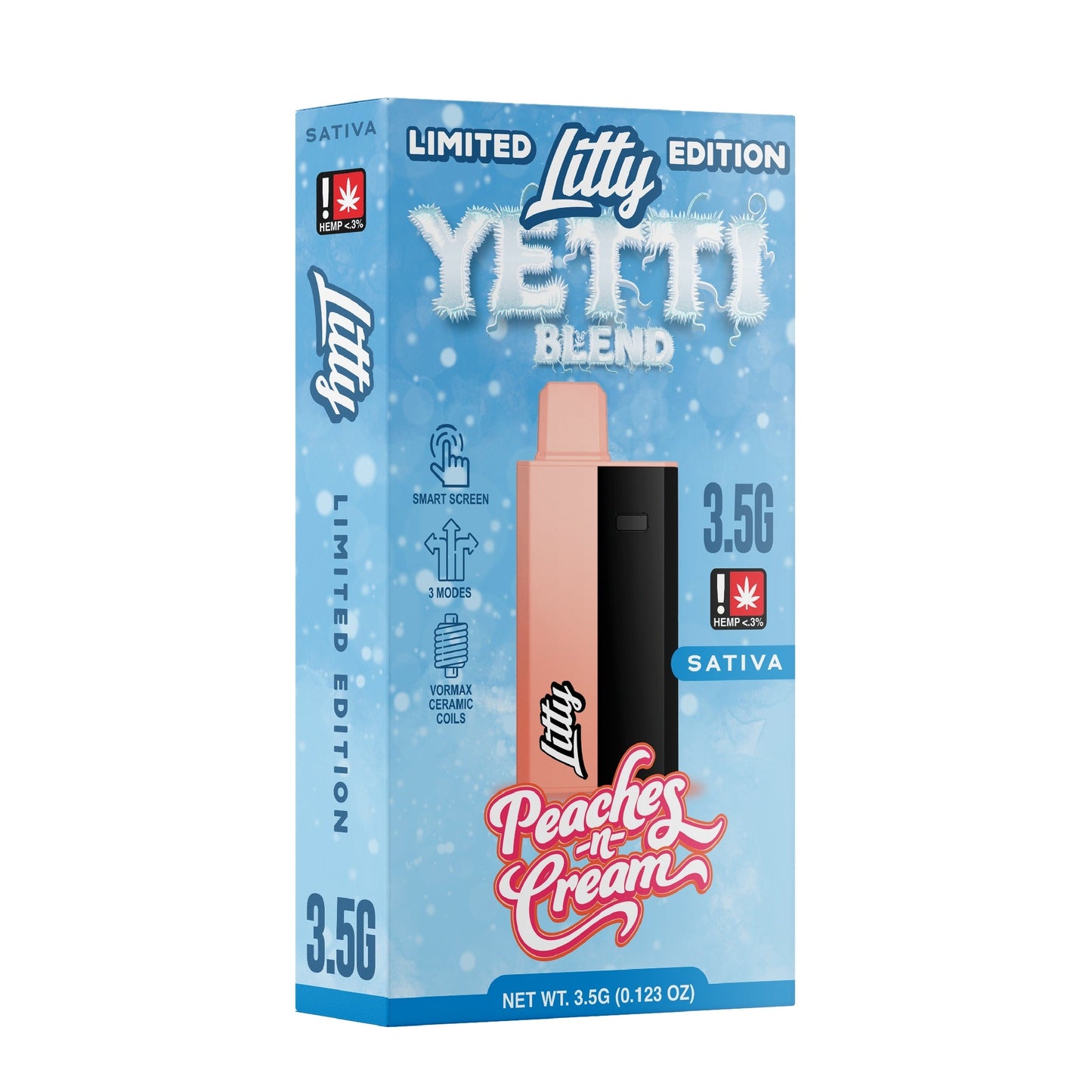 Litty Yetti Blend Limited Edition THC-P Vaporizer 3500mg