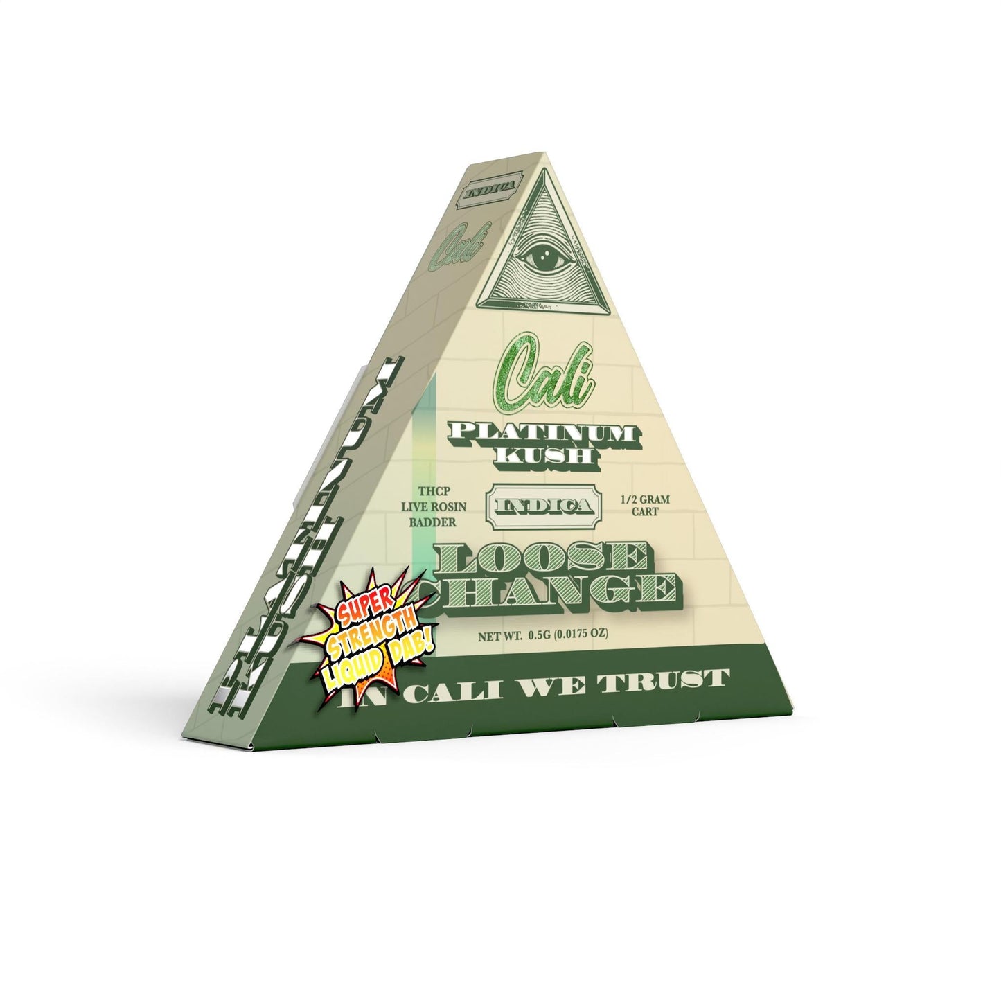 Cali Extrax Loose Change Platinum Kush THC-P Cartridge 500mg