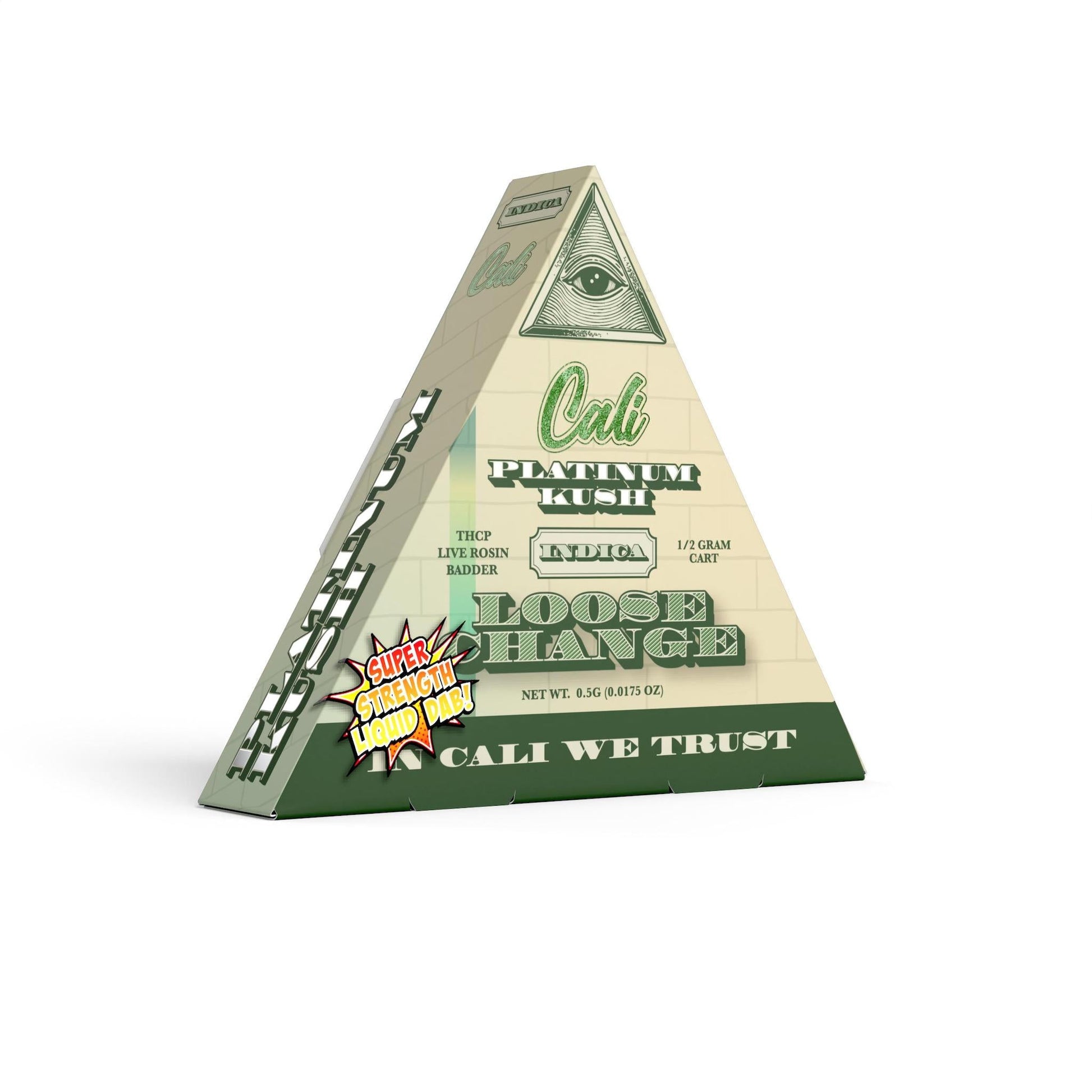 Cali Extrax Loose Change Platinum Kush THC-P Cartridge 500mg