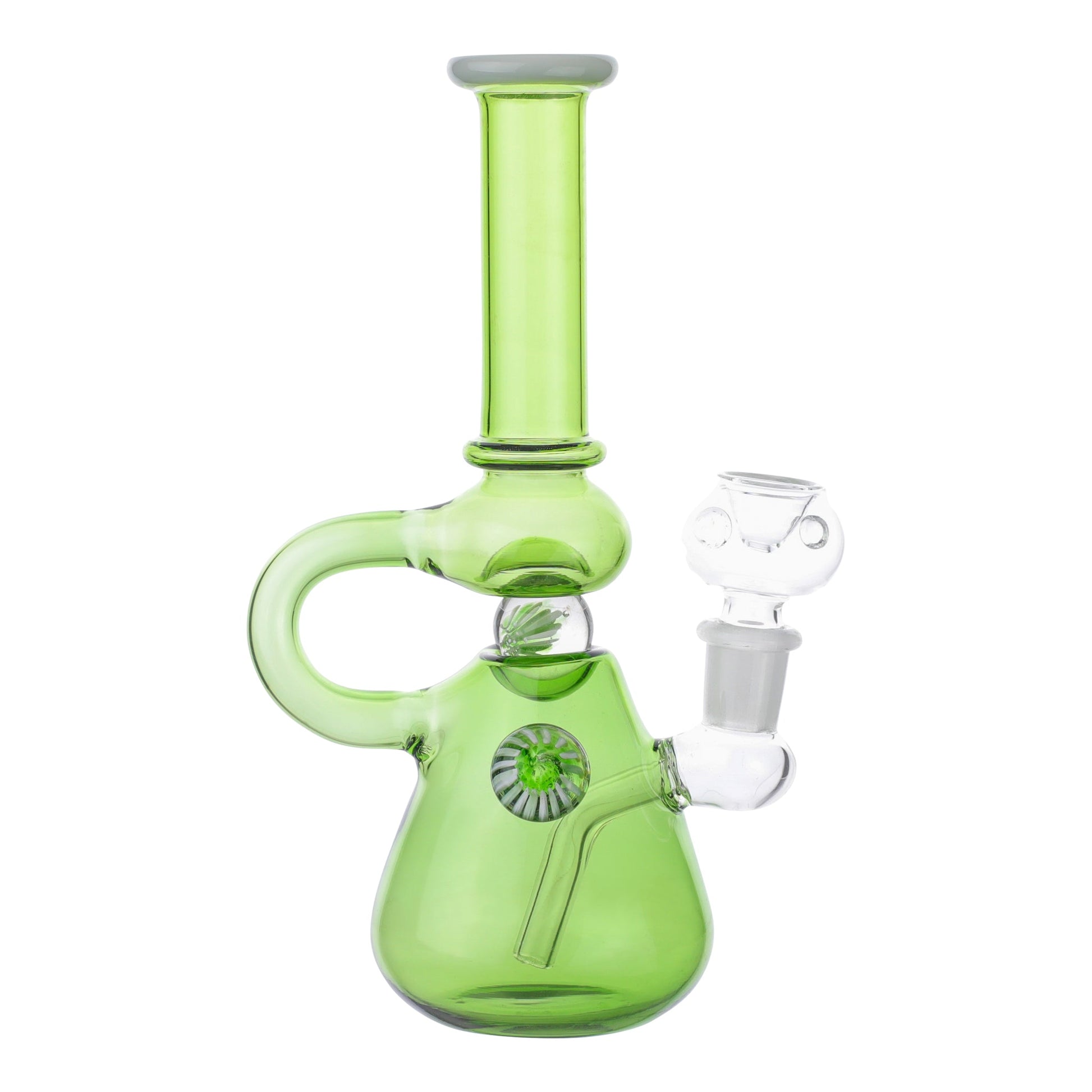 Magic Marble Beaker Bong 8in Borosilicate Glass
