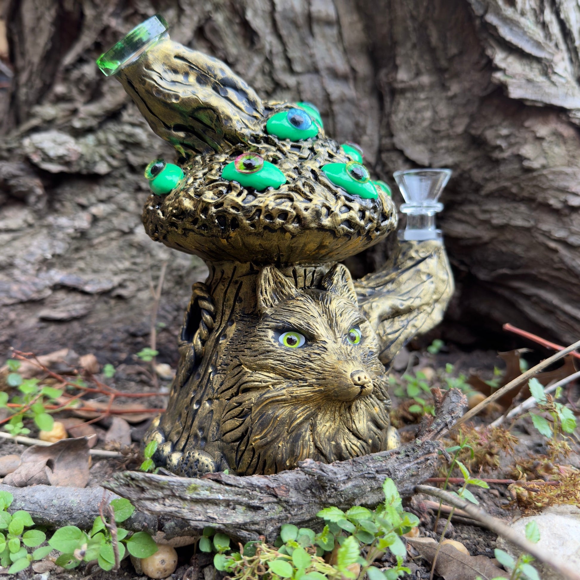 Amy Magical Mushroom Mini Bong 7in