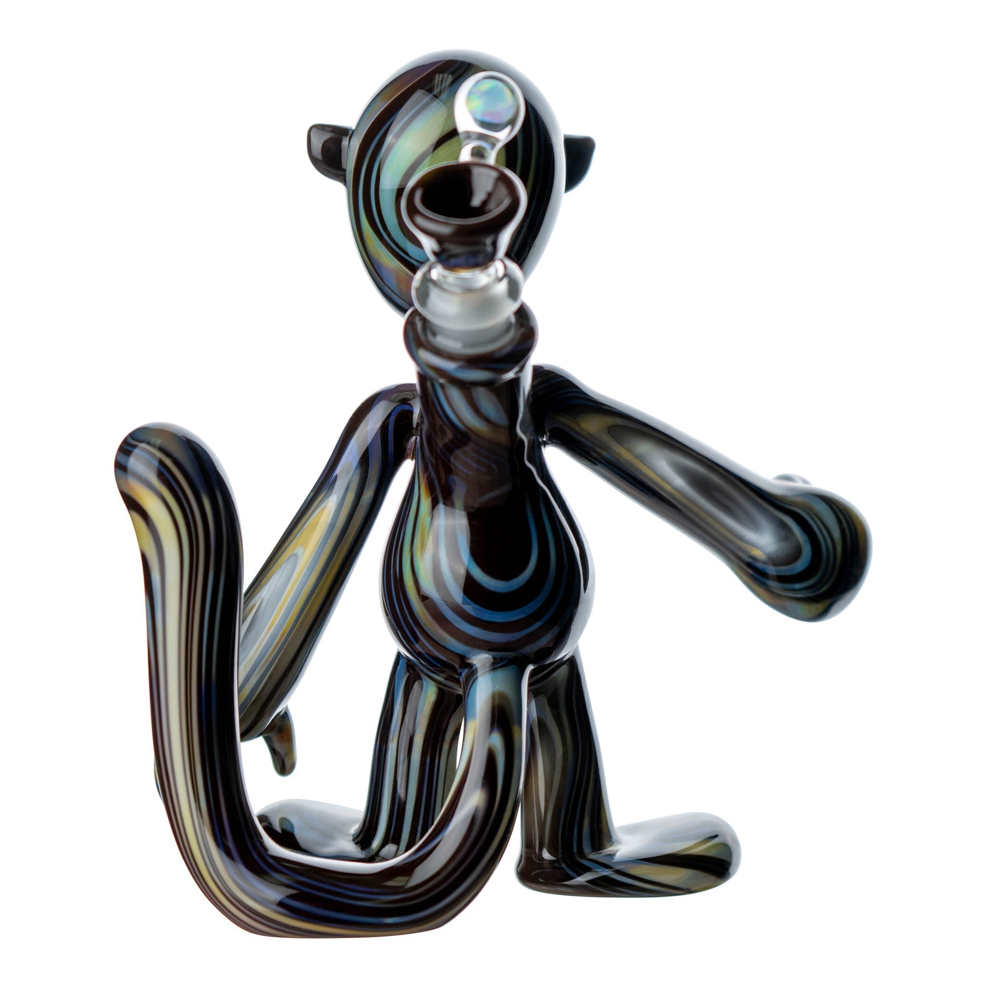 Hurley Glass Matchstick Man Bong 7in