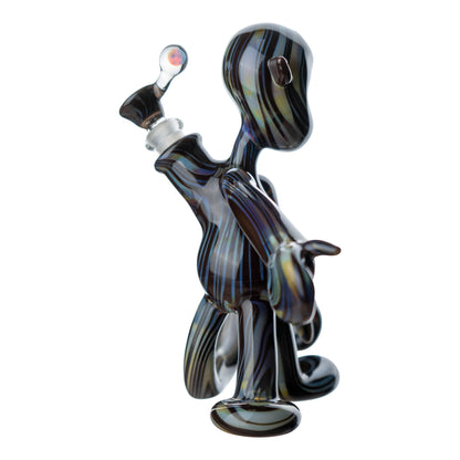 Hurley Glass Matchstick Man Bong 7in