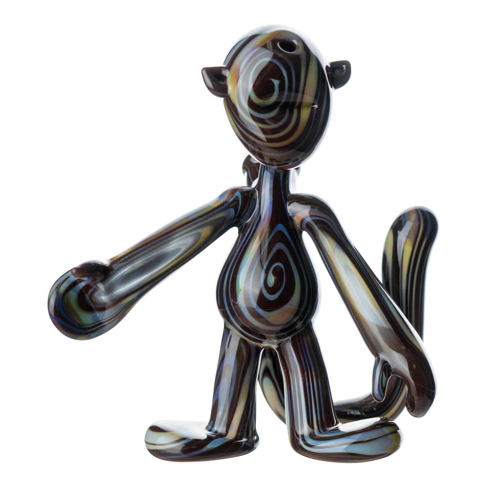 Hurley Glass Matchstick Man Bong 7in