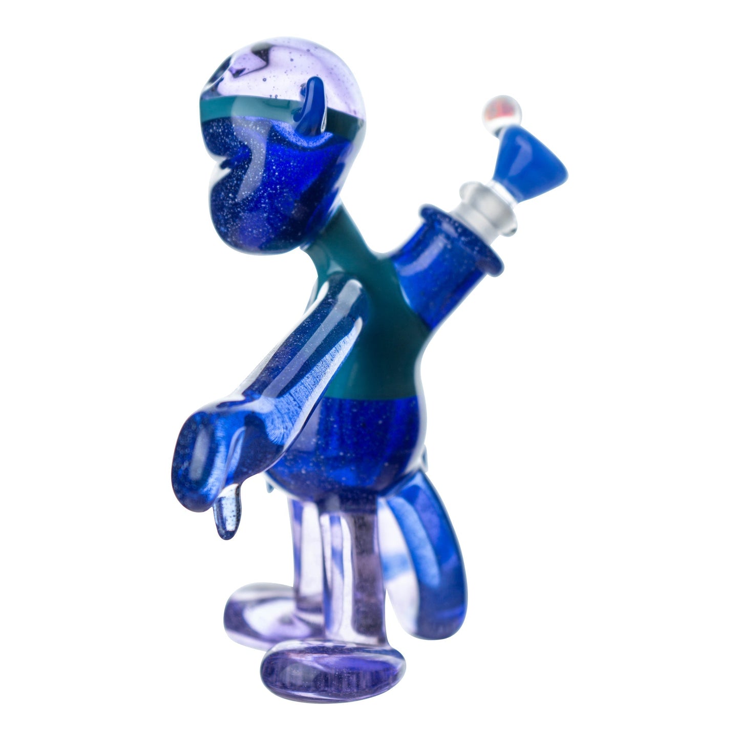 Hurley Glass Matchstick Man Bong 7in