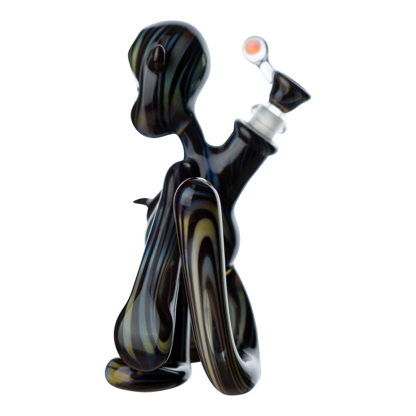 Hurley Glass Matchstick Man Bong 7in