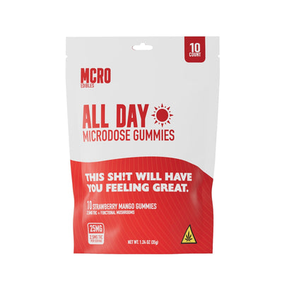 MCRO THC Microdose Gummies 300mg