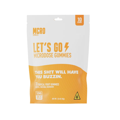 MCRO THC Microdose Gummies 5ct Functional Mushrooms