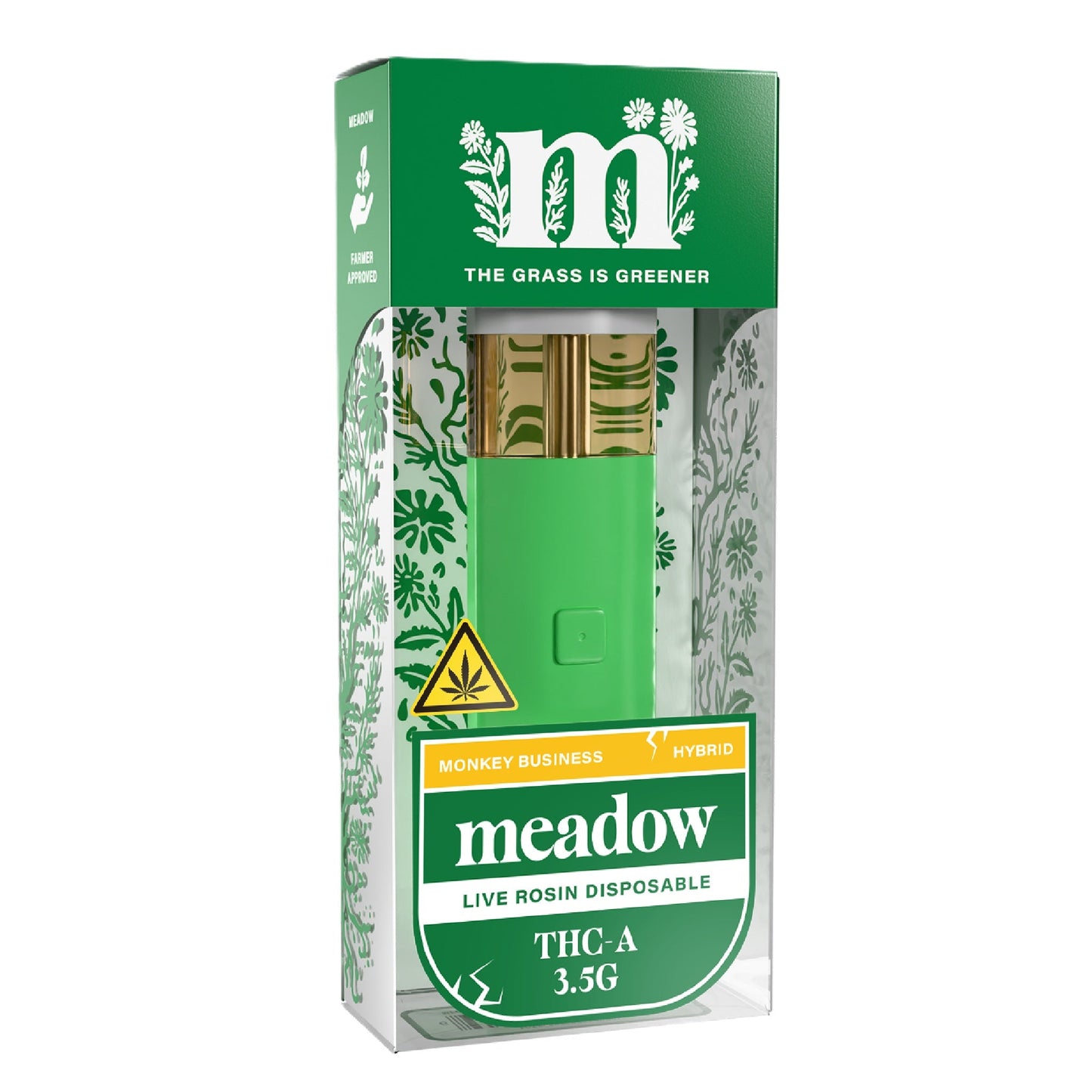 Meadow THC-A Live Rosin Vaporizer 3500mg