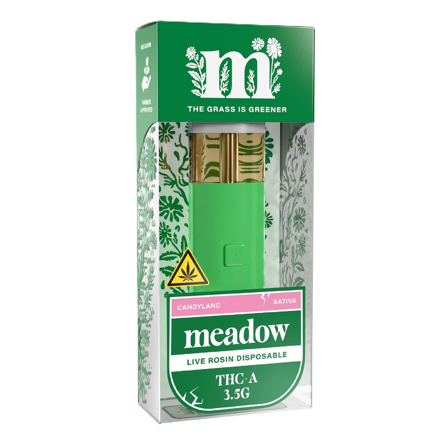 Meadow THC-A Live Rosin Vaporizer 3500mg